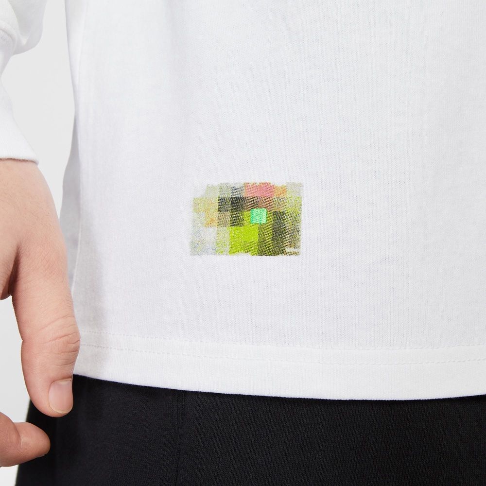NIKE 長袖上衣男運動AS M NSW FAM REUNION LS TEE 白IQ3976-100 | NIKE
