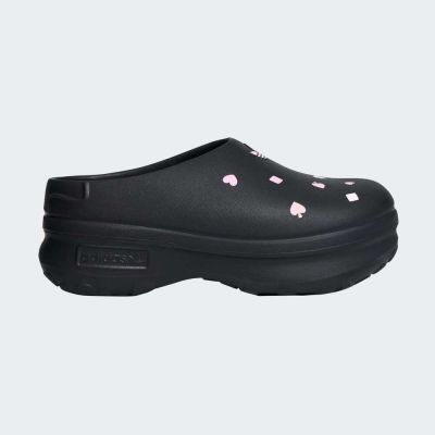 Adidas 愛迪達 Adifom Stan Mule W [KH5901] 女 穆勒鞋 黑 舒適 鞋面印花