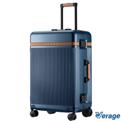 【Verage】維麗傑 25吋英式復古系列行李箱/旅行箱(海潮藍)
