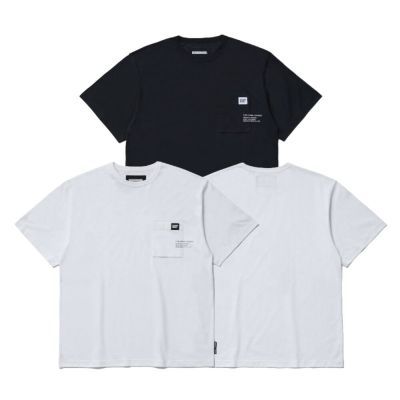 Neighborhood Sheltech Crewneck SS-1 機能口袋短袖 白/黑 261BWNH-CSM01