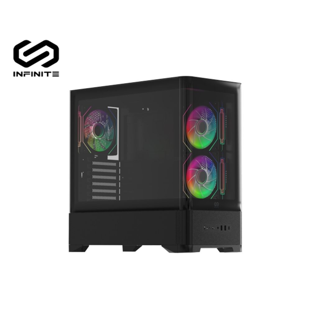 【Mavoly 松聖】INFINITE ARC X05 電腦機殼 (E-ATX/內建風扇側2後1/顯卡425mm/塔散180mm)