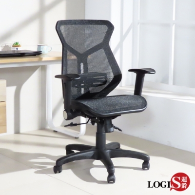 LOGIS邏爵傢俱 萊爾科技全網透氣電腦椅 辦公椅