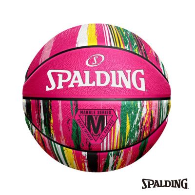 【Spalding】斯伯丁 籃球 6號球 橡膠 大理石系列 粉彩
