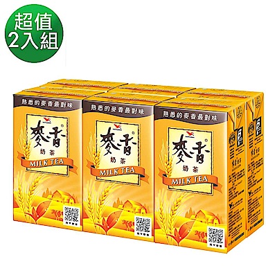 麥香 奶茶(300mlx6入)_1+1組合(共2組)