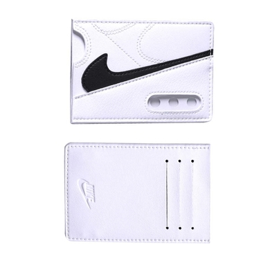 NIKE ICON AIR FORCE 1卡片夾-多用途 信用卡 證件夾 N1009740102OS 白黑