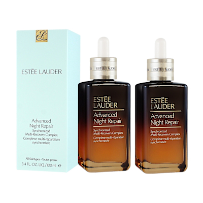 EsteeLauder雅詩蘭黛 ESTEE LAUDER雅詩蘭黛 特潤超導全方位修護露(100ml) 2入組_國際航空版