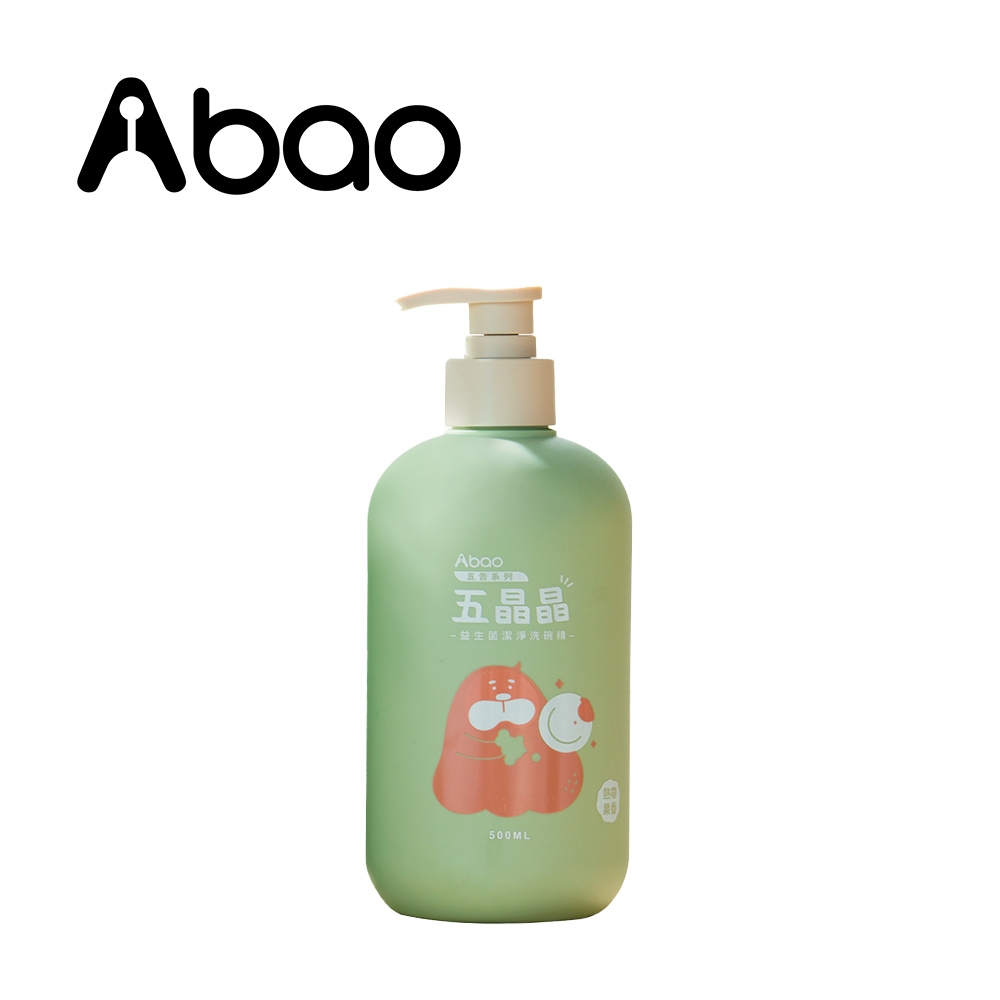 Abao 阿寶 五告植萃五晶晶-益生菌潔淨洗碗精500ml