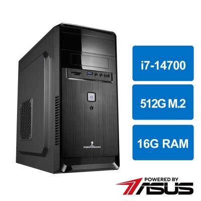 華碩H610平台[碧風戰神]i7-14700/16G/512G M2