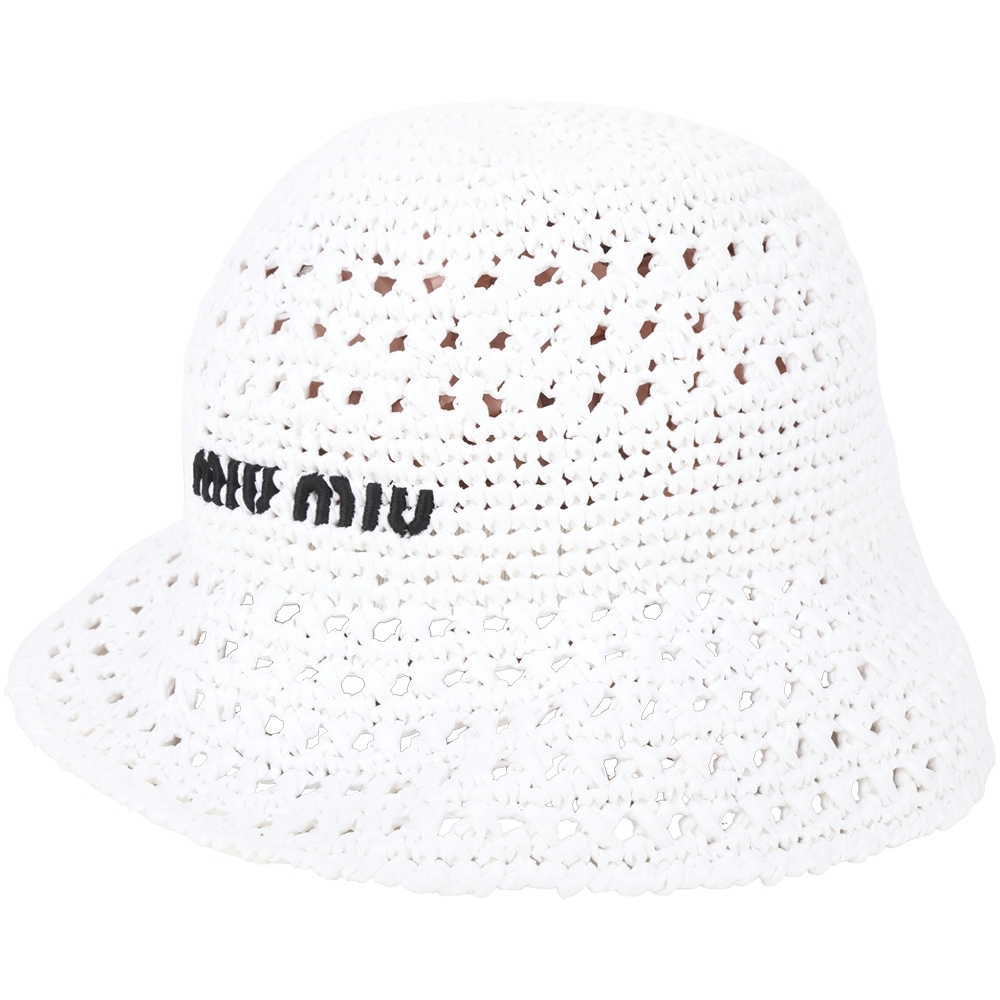 【新品同様】miu miu カスタム両面渔夫帽 miu miu 字母刺繡漁夫帽[專櫃價最高$18,500]-4款可選| 精品服飾
