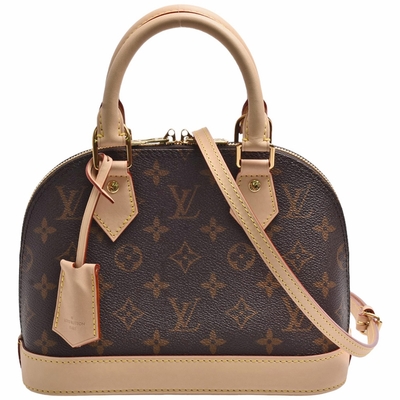 LV Louis Vuitton路易威登 M46990經典Monogram印花ALMA BB手提/斜背包(迷你)