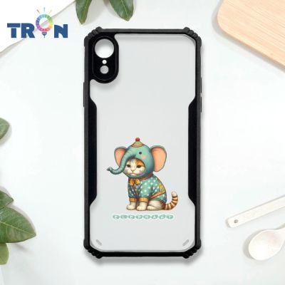 TRON iPhone XR 小動物伸展台 四角防摔 機甲殼 軟硬殼 手機殼