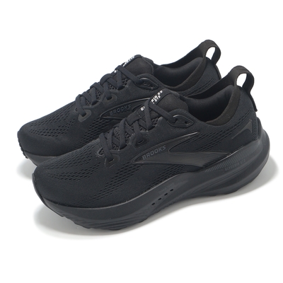 Brooks 慢跑鞋 Glycerin GTS 22 D 寬楦 女鞋 黑 甘油GTS系列22代 氮氣中底 1204351D020
