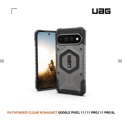 UAG Google Pixel 11/11 Pro/11 Pro XL 磁吸耐衝擊經典保護殼-透黑(黑圈)