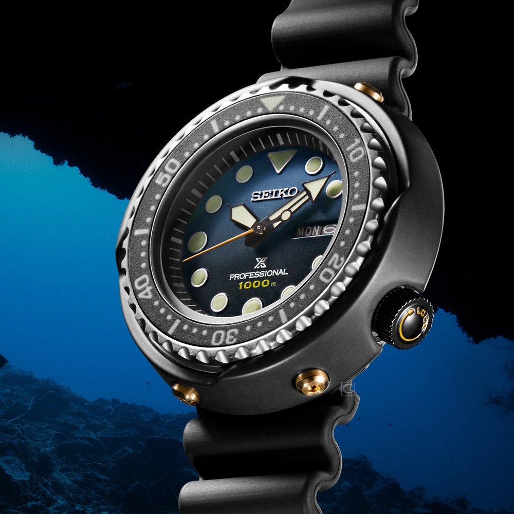 SEIKO 精工PROSPEX 藍鯨鮪魚罐頭版1000米潛水錶-7C46-0AR0B(S23635J1) | Prospex | Yahoo購物中心