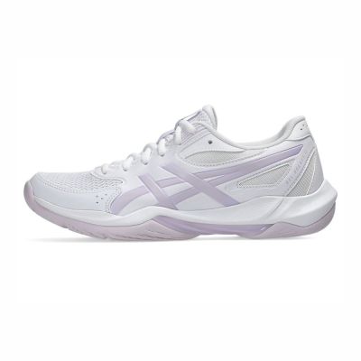 Asics 亞瑟士 GEL-Rocket 12 1072A119-106 女 排球鞋 羽球鞋 包覆 回彈 白 紫