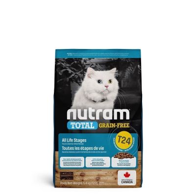 加拿大NUTRAM紐頓T22/T24無穀全能貓糧 5.4kg(12lb)★