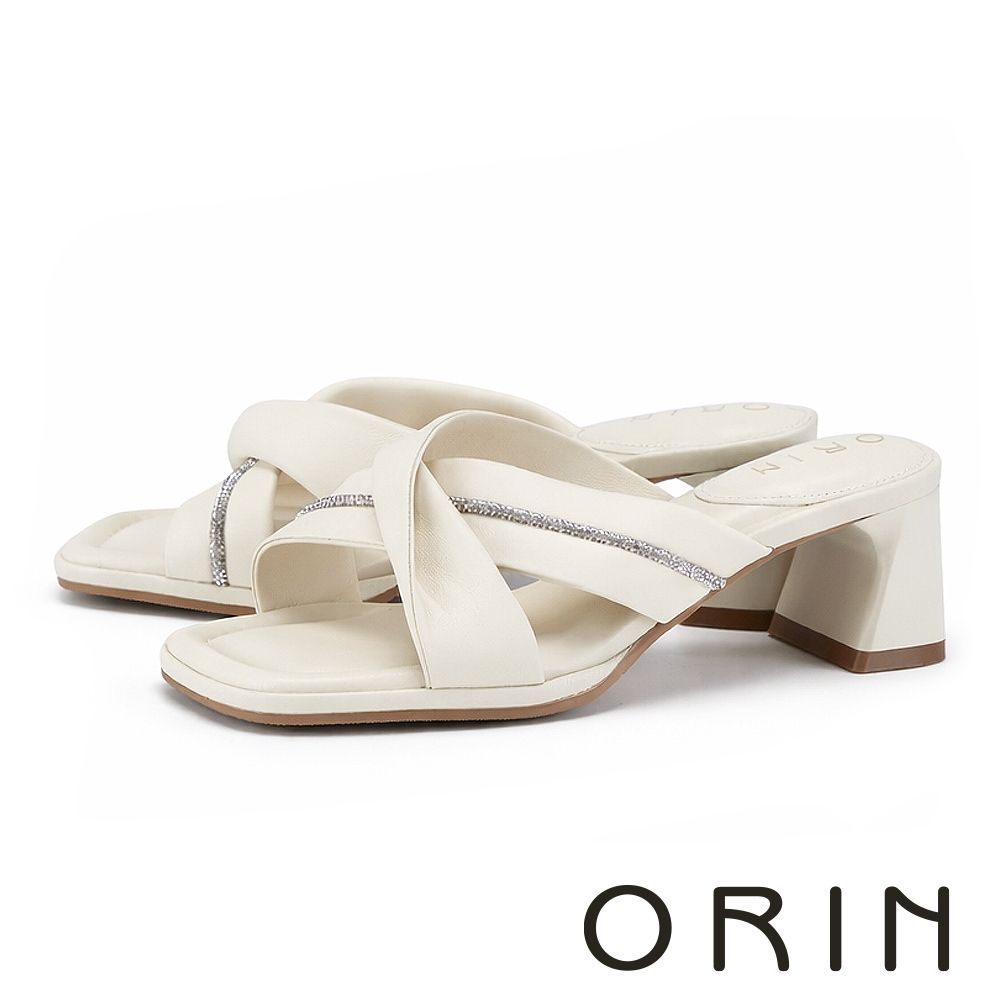 MAGY OIRN CHOiCE TAS 真皮/編織/金屬/跟鞋/平底/拖鞋/穆勒/休閒/樂福 多款任選 (D米白)
