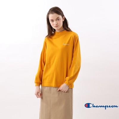 Champion Women微高領長袖Tee(暗橙色)