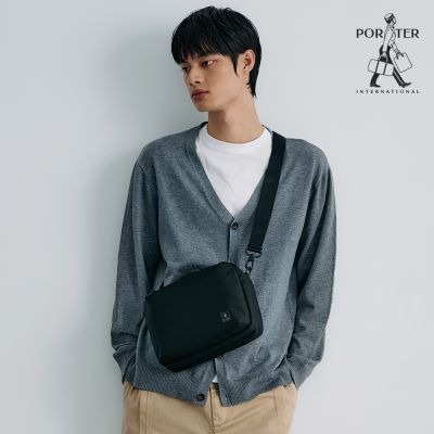 PORTER INTERNATIONAL - 高效有序NOMAD斜背包(M)_黑