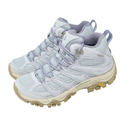 Merrell 登山鞋 Moab 3 Mid WP 女鞋 紫米 防潑水 中筒 黃金大底 ML00003603
