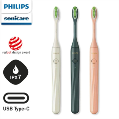 PHILIPS 飛利浦 【Philips】One by Sonicare攜帶式旅行盒電動牙刷 HY1200 不挑色隨機出(全新品-外盒凹損)
