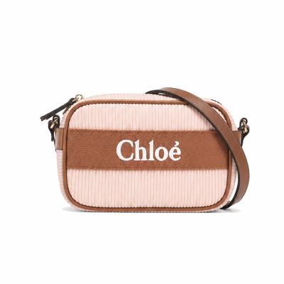 Chloe 經典品牌LOGO帆布相機包