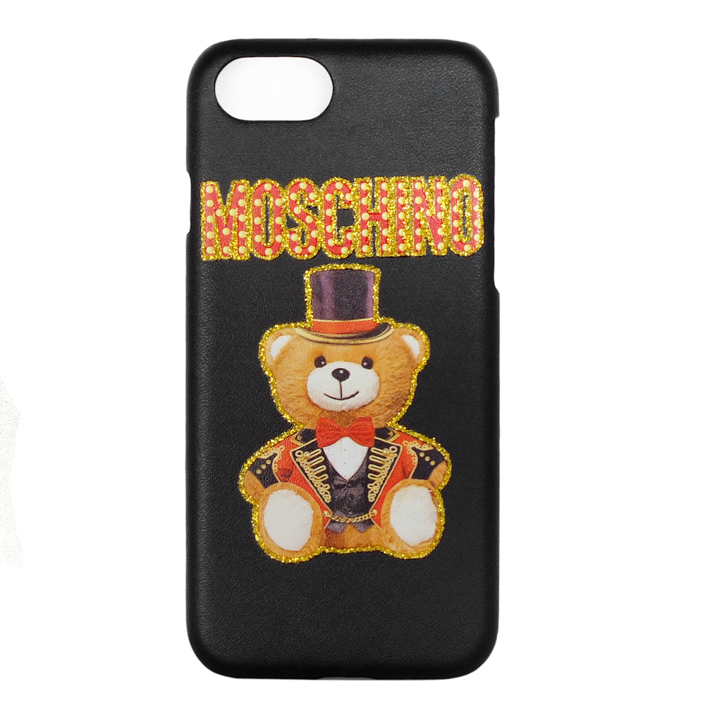 MOSCHINO 新款皇家熊熊 I Phone 6.7.8 手機殼 (黑色)
