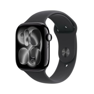 Apple Watch Series 11 GPS 46mm 鋁金屬錶殼/運動錶帶(曜石黑)