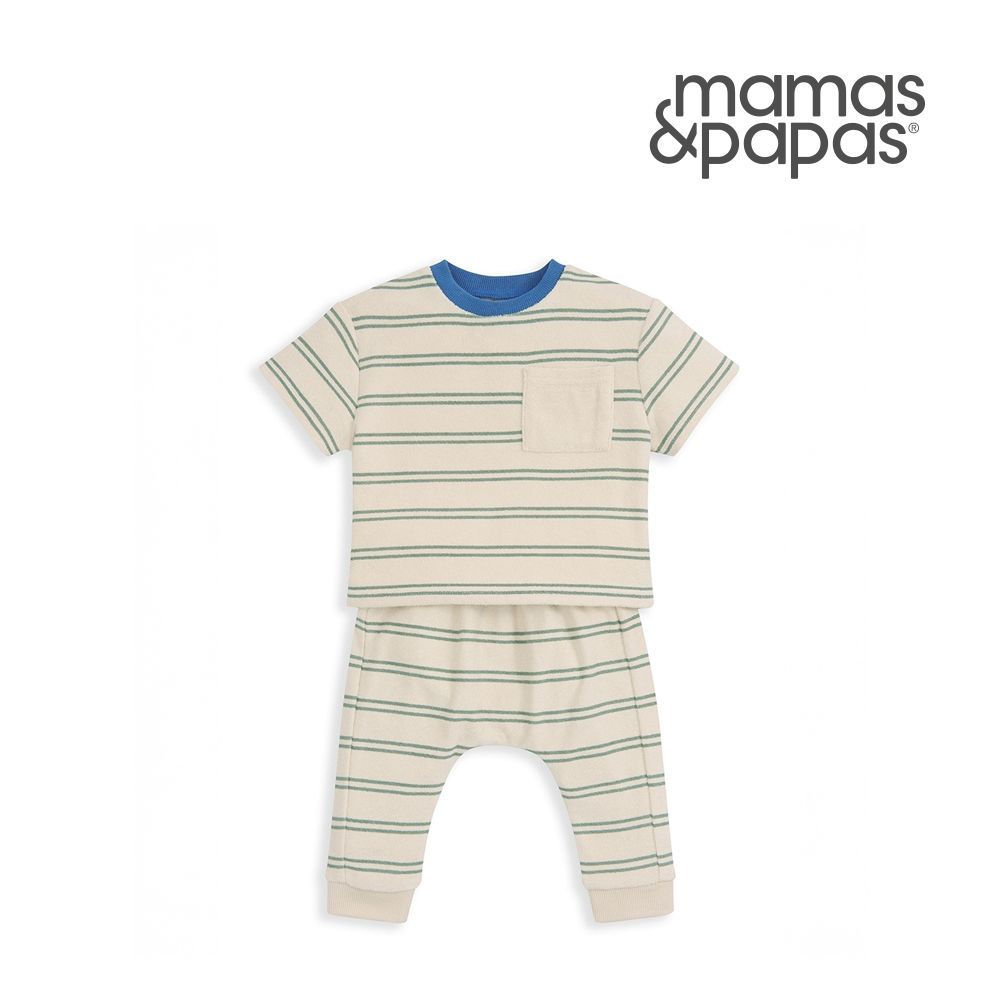 Mamas&Papas 清綠樂譜-短袖套裝