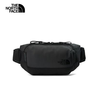 【The North Face 官方旗艦】北面男女款黑色DWR防潑水耐用休閒腰包｜8GJHKT0
