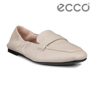 ECCO Margot 舞悅經典簡約套入式樂福鞋 女鞋 暖米棕