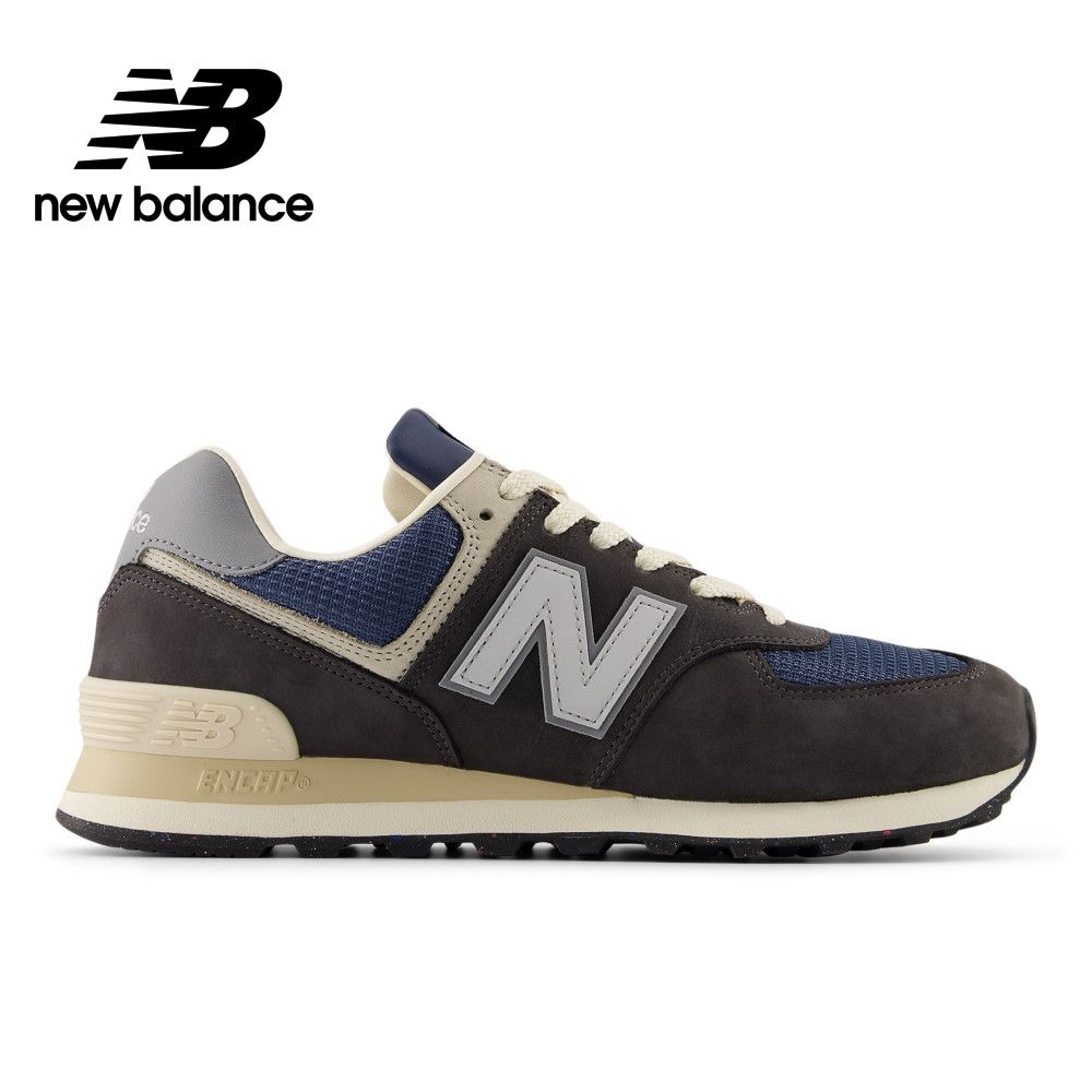 【New Balance】574系列復古鞋_中性_4款任選(U574SKB/U574SNV/U574SRR/U574SGG) 574 (D.中性_藍黑色-U574SGG)