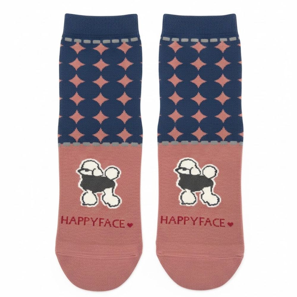 日本京都品牌 HAPPYFACE Emma Family 昭和復古中筒襪 (HE0191)