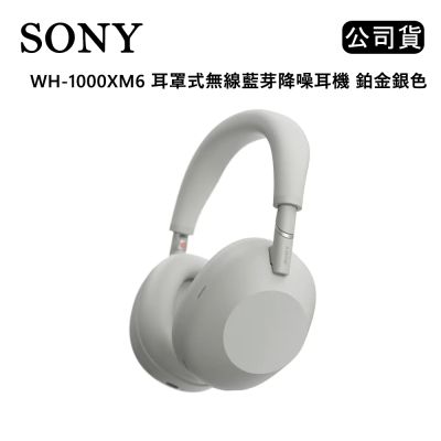 現貨】SONY WH-1000XM6 耳罩式無線藍芽降噪耳機(公司貨) | SONY