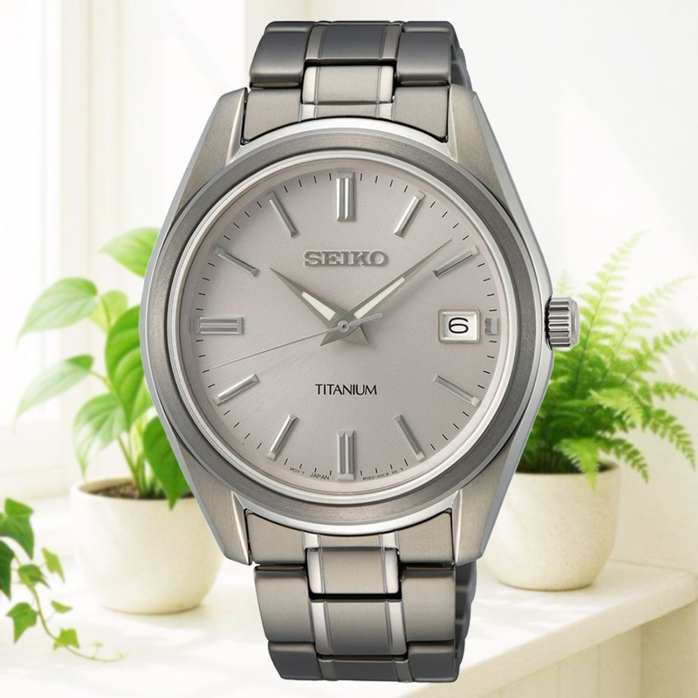 SEIKO 精工CS系列 日系簡約 鈦金屬 百搭款 男錶 送禮 禮物 推薦_SK028 SUR369P1/6N52-00B0S