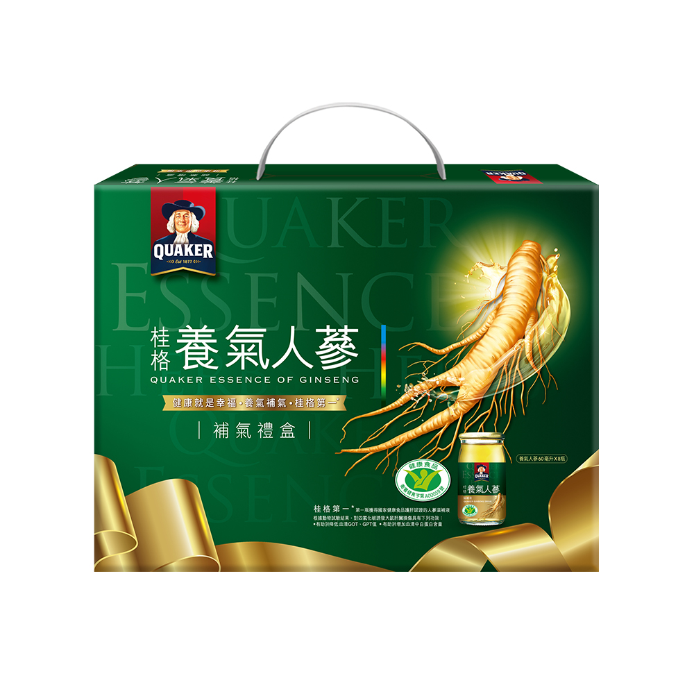 【官方直營】桂格 養氣人蔘禮盒(8入/盒)