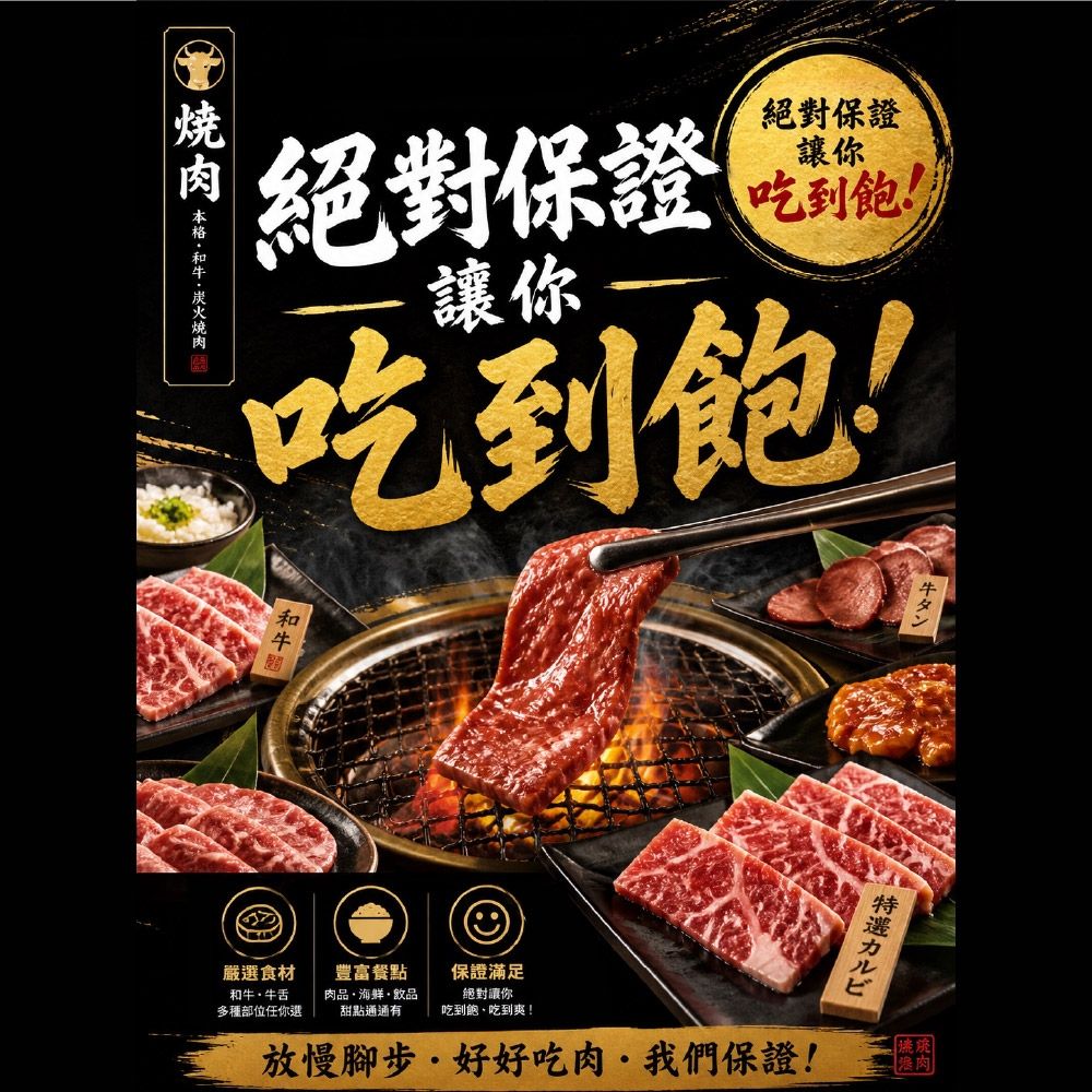 燒 肉 吃 到 飽
