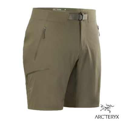 【ARCTERYX 始祖鳥】男 Gamma SL Short 9吋短褲.登山健行褲 X000009531 龍紋綠
