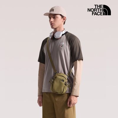 【The North Face 官方旗艦】北面男女款深咖啡色輕便休閒斜背包｜8C6F2EK
