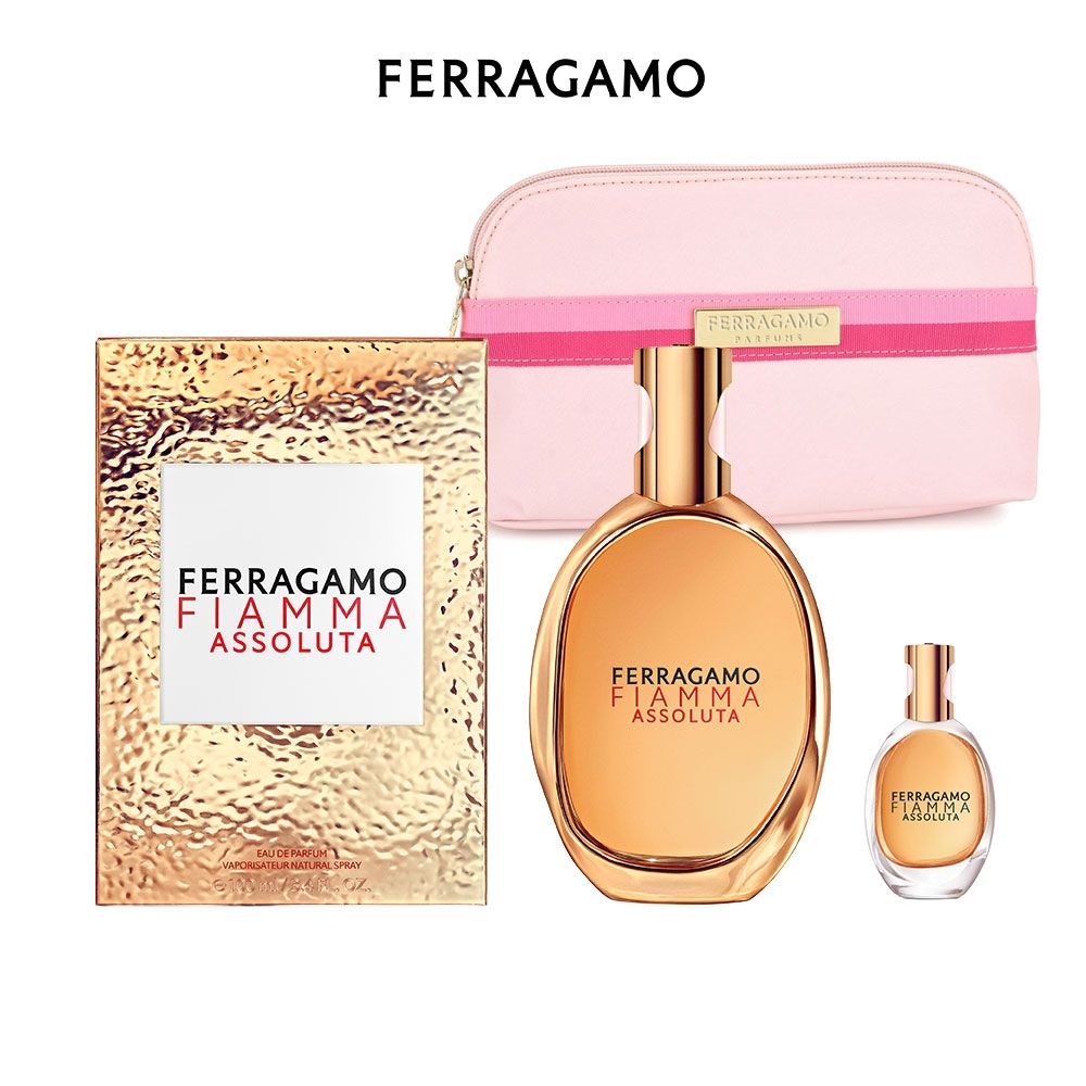 FERRAGAMO】純粹熾焰女性淡香精100ml(贈化妝包+同款小香6ml乙瓶