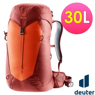 【Deuter】AC LITE 網架直立式透氣背包30L 3421024 辣椒紅