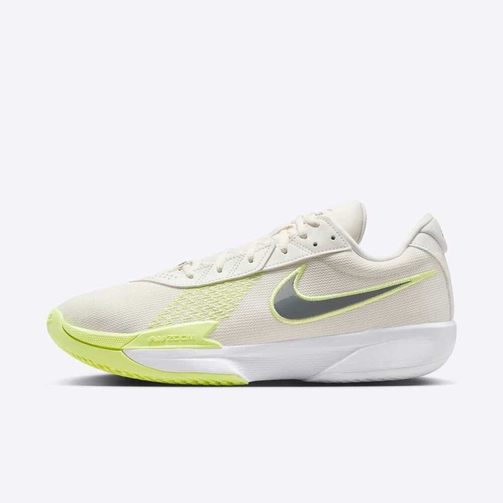 Nike Air Zoom G.T. Cut Academy EP [FB2598-106] 男籃球鞋緩震白螢黃
