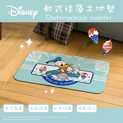 【收納王妃】迪士尼 Disney 唐老鴨 軟式矽藻土腳踏墊60*40 正版授權/防潮/矽藻土