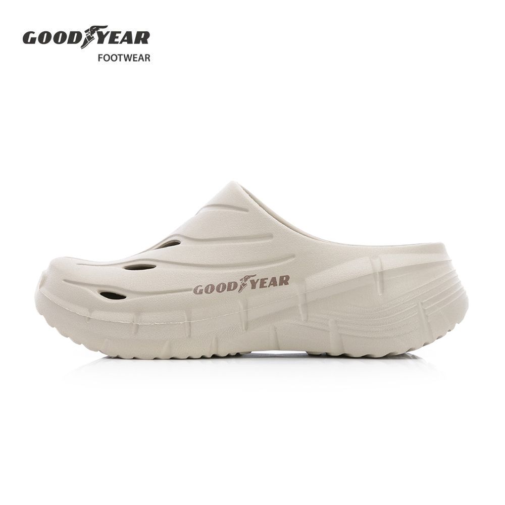 【GOODYEAR 固特異】水陸緩震輕便鞋/男鞋 Q彈緩震 卡其色(GAMP53671)