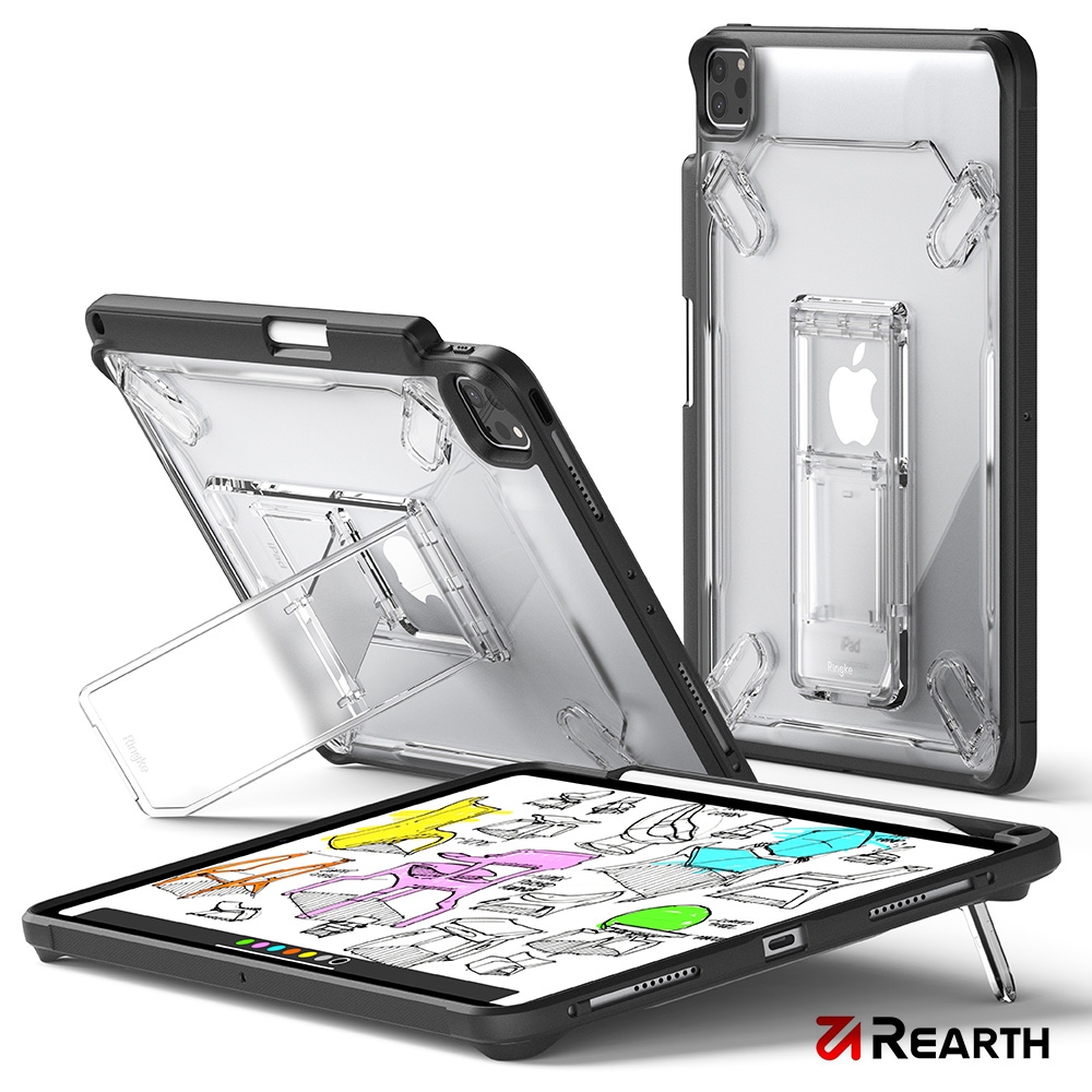 Rearth Ringke Apple iPad Pro 11吋 1/2/3/4 代抗震支架保護殼