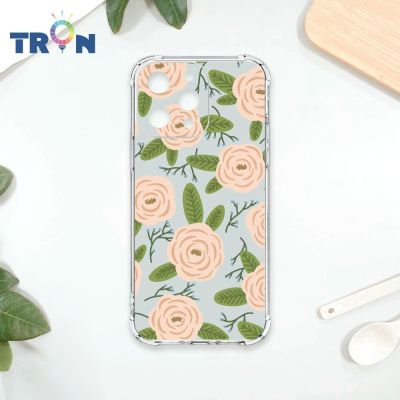 TRON 小米 紅米 Note 15 Pro (5G) 平塗簡約手繪花-3 四角防摔 手機殼