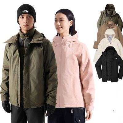 【The North Face】中性款防水羽絨內裡三合一外套(多款任選)