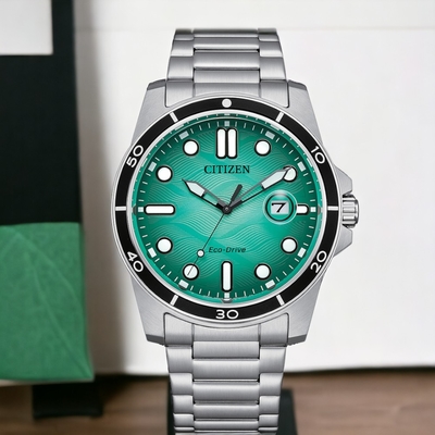 CITIZEN 星辰 Eco-Drive光動能 大三針手錶 男錶 聖誕節 禮物-AW1816-89L