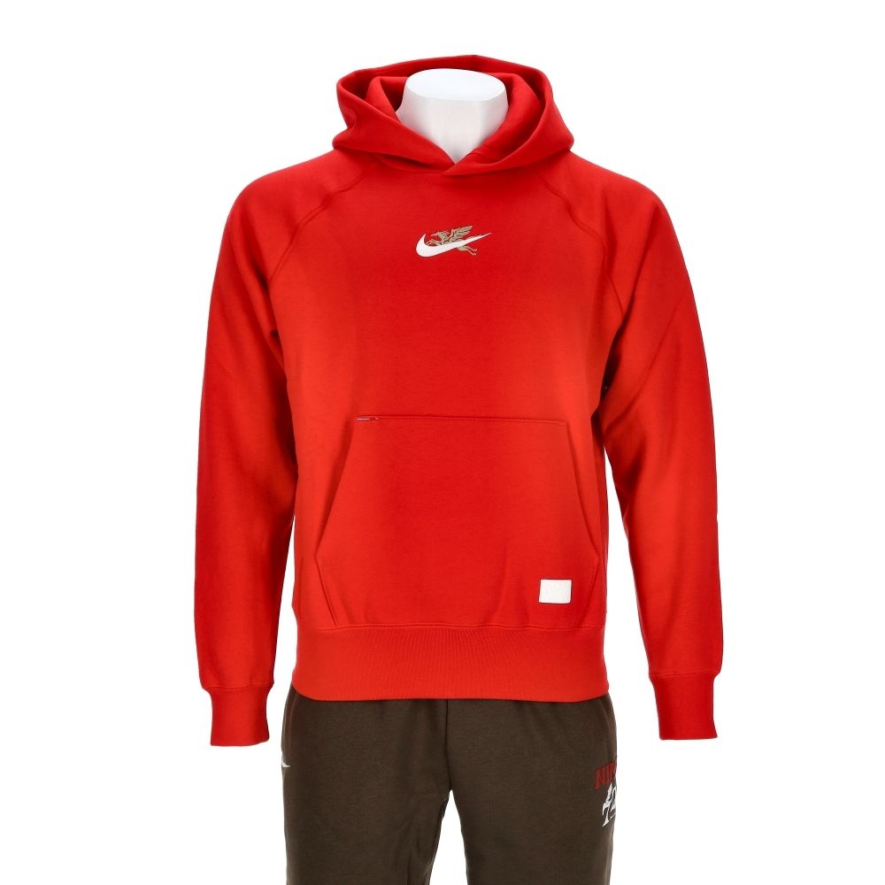 Nike As M Nsw Nike Bb Cny Flc Hd 長袖男款紅色新年馬年帽T IQ3707