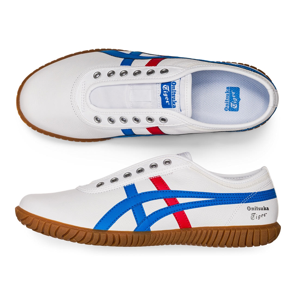 Onitsuka Tiger 鬼塚虎 24cm Onitsuka Tiger鬼塚虎-白色TSUNAHIKI SLIP-ON 休閒鞋1183B452-103